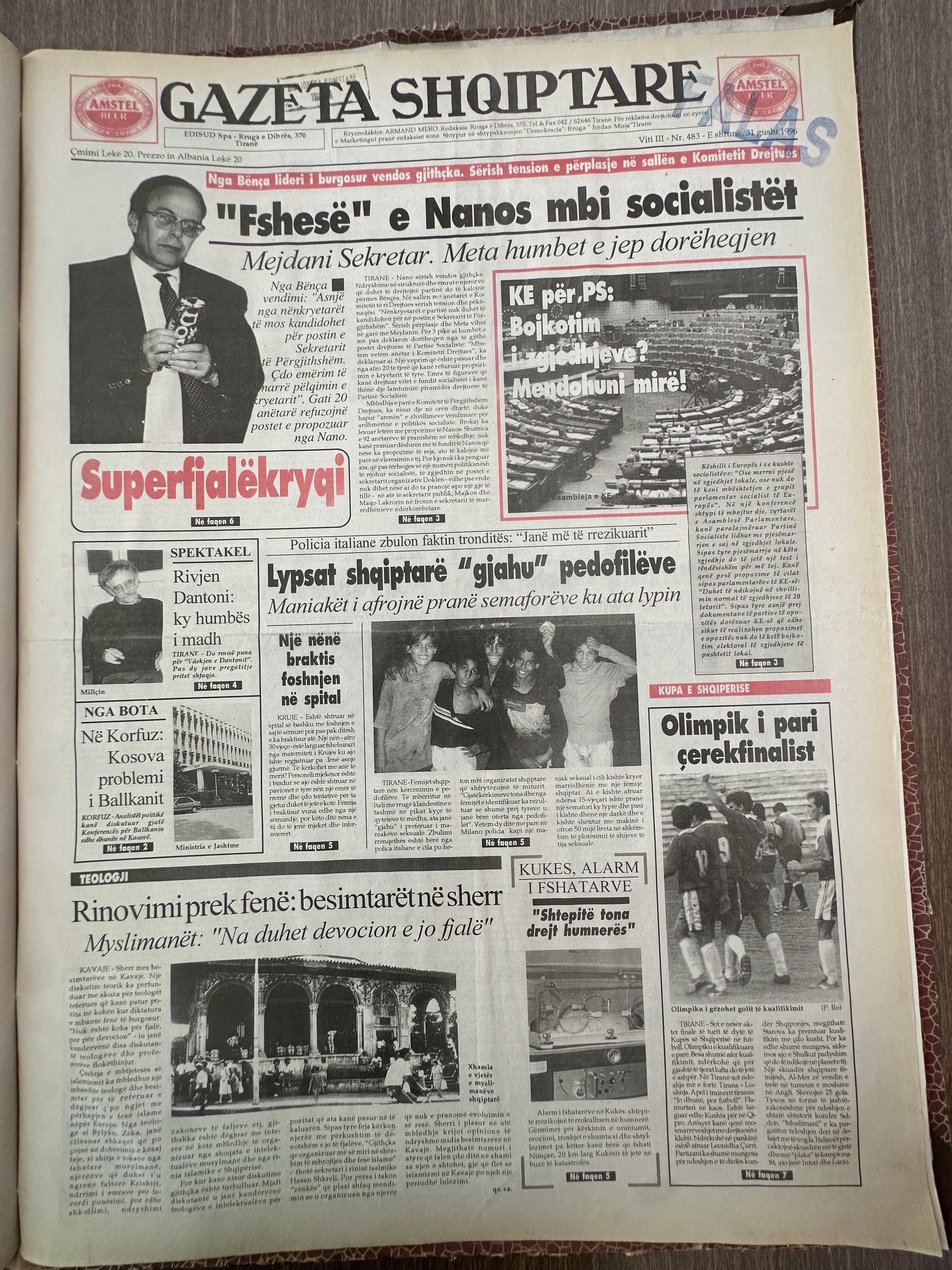 Gazeta Shqiptare 1995-08-26